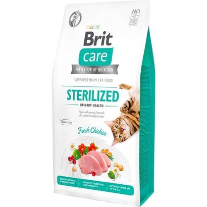 Brit Care Hipoalerjenik Üriner Sistem Sağlığı için Tahılsız Kısırlaştırılmış Kedi Maması 2kg