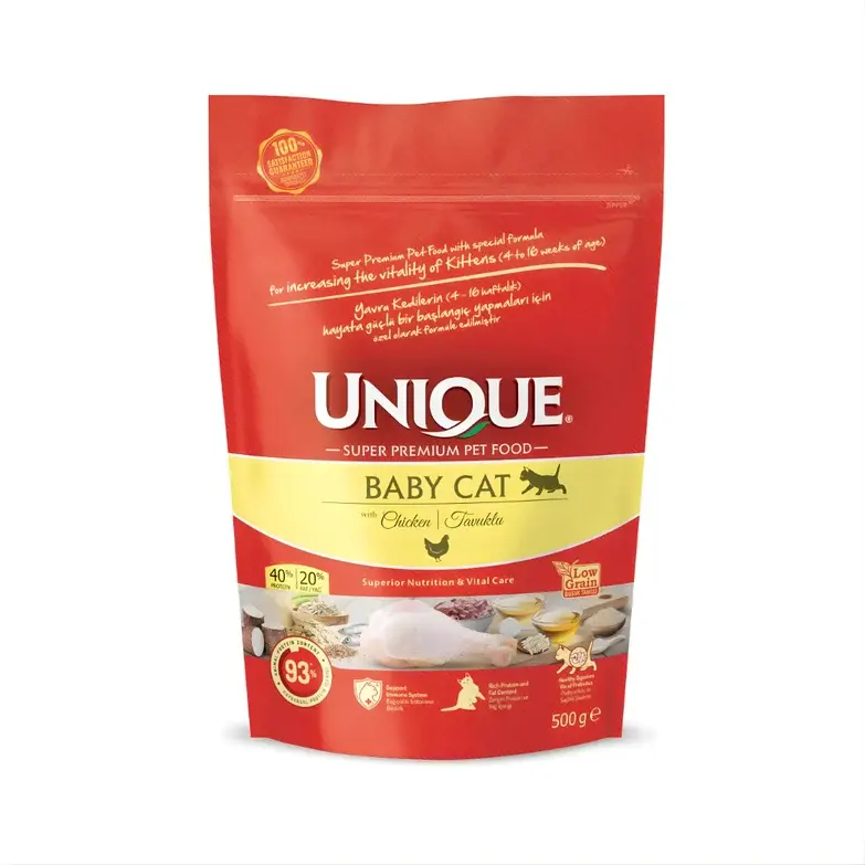 Unique Düşük Tahıllı Babycat Yavru Kedi Maması Tavuklu 500 gr