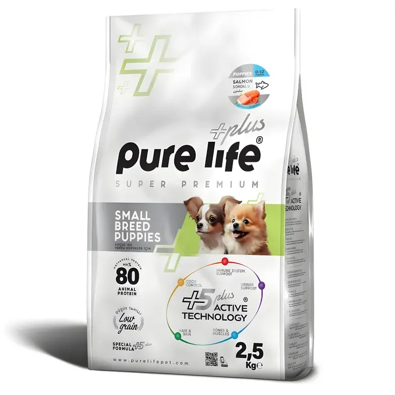 Purelife Plus Somonlu Küçük Irk Yavru Köpek 2.5kg