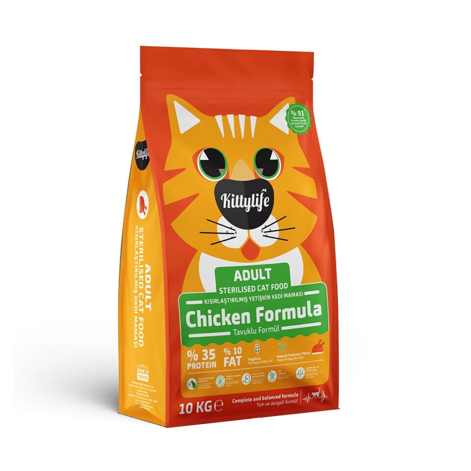 Kitty Life Süper Premum Kısırlaştırılmış Somonlu Kedi Maması 2 Kg