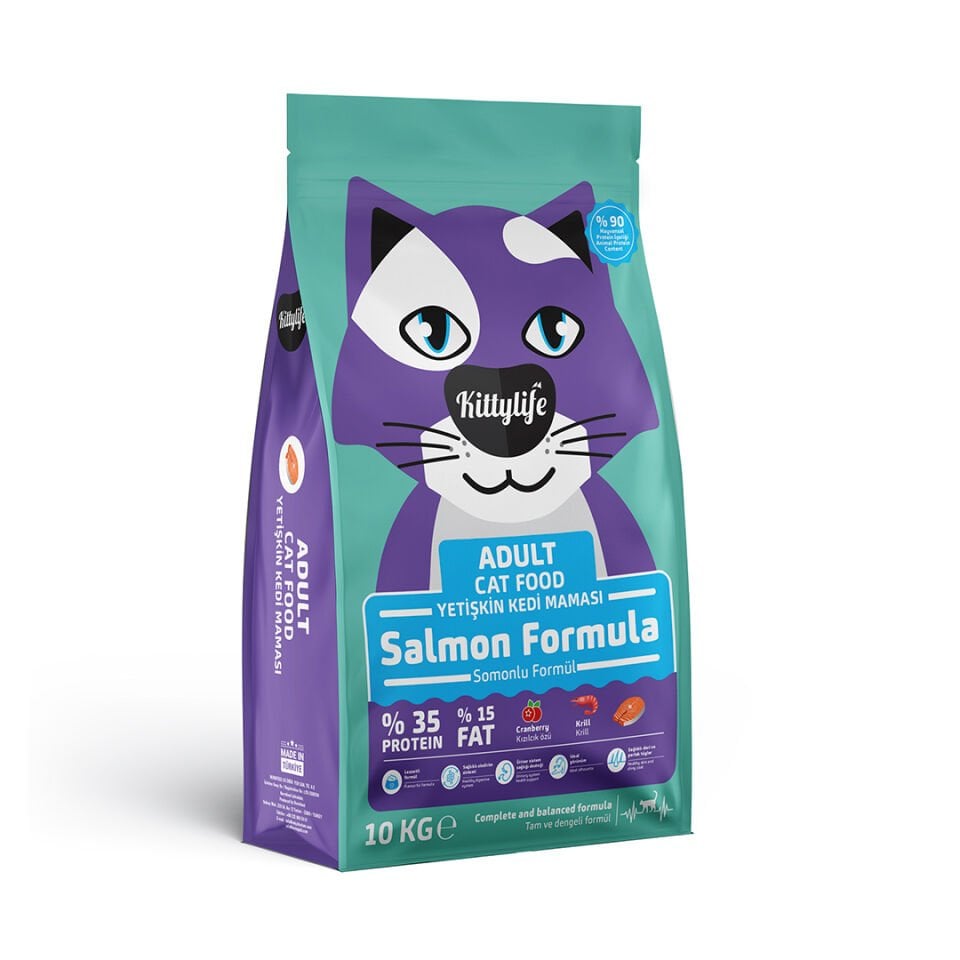 Kitty Life Süper Premum Somonlu Kedi Maması 2 Kg