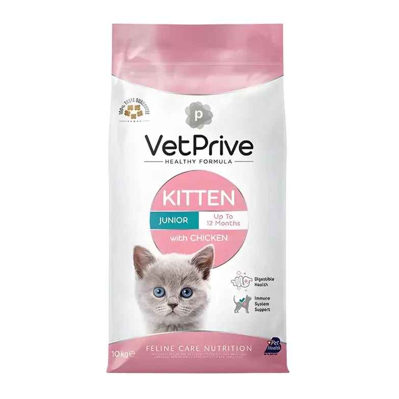 VetPrive Tavuk Etli Yavru Kedi Maması 10 Kg