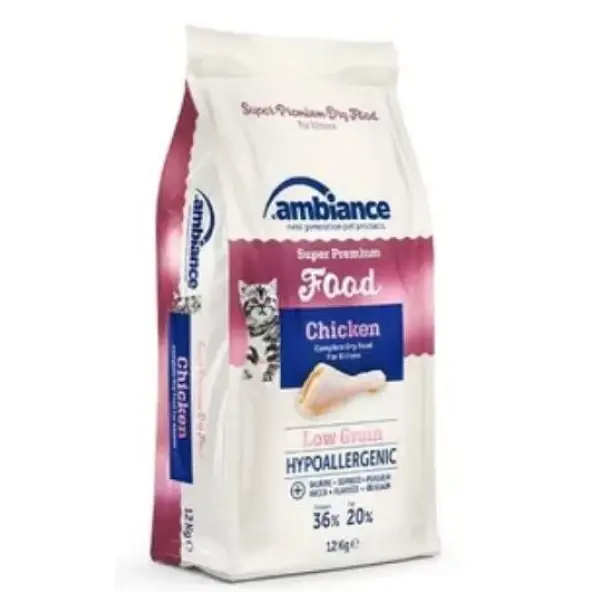 Ambiance Tavuklu Az Tahıllı Hypoallergenic Yavru Kitten Kedi Maması 12kg