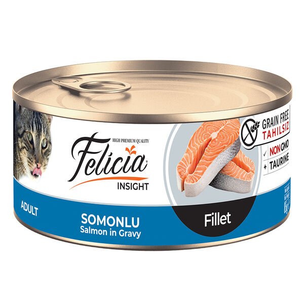Felicia Tahılsız Somonlu Fileto Kedi Konservesi 85 Gr