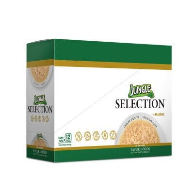 Jungle Selection Tiftiklenmiş Tavuklu Kedi Konservesi 70gr