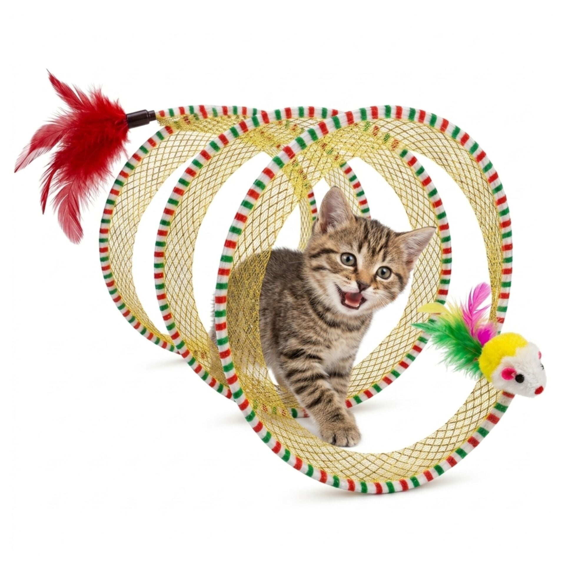 Katlanabilir Kedi Tüneli Mavi