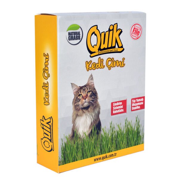 Quik Fileli Doğal Kedi Çimi