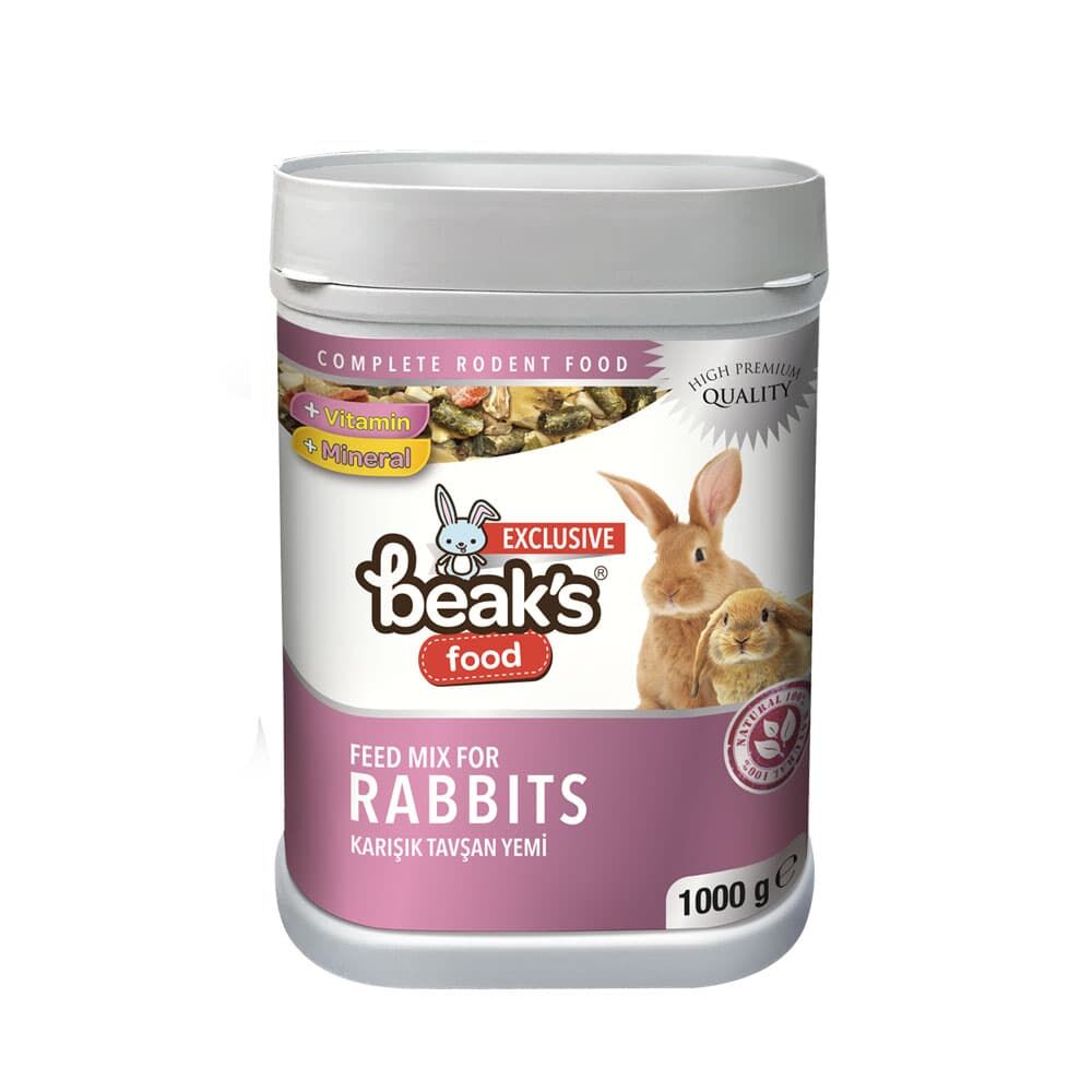 Beaks Karışık Tavşan Yemi 1000 gr