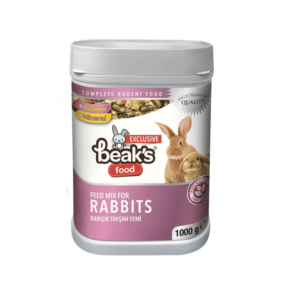 Beaks Karışık Tavşan Yemi 1000 gr