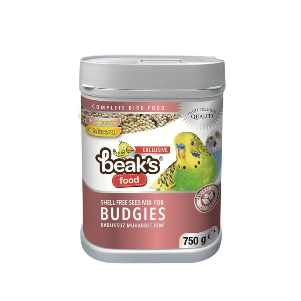 Beaks Kabuksuz Muhabbet Kuş Yemi 750 gr