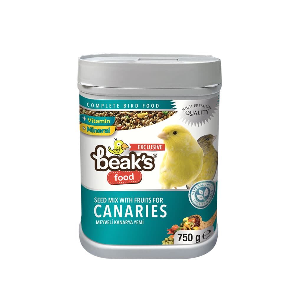 Beaks Meyveli Karışık Kanarya Yemi 750 Gr