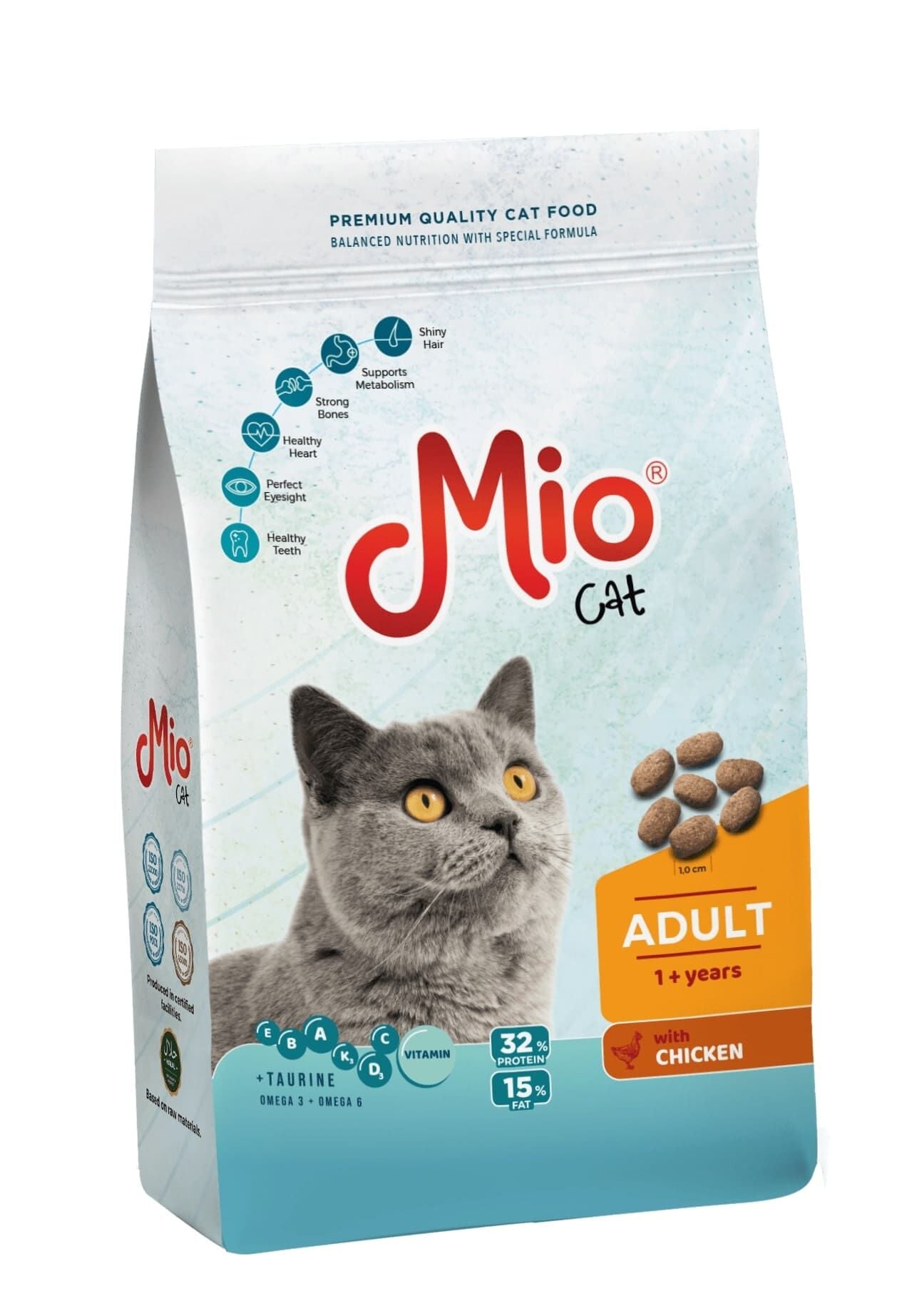 Mio Tavuklu Yetişkin Kedi Maması 1 Kg