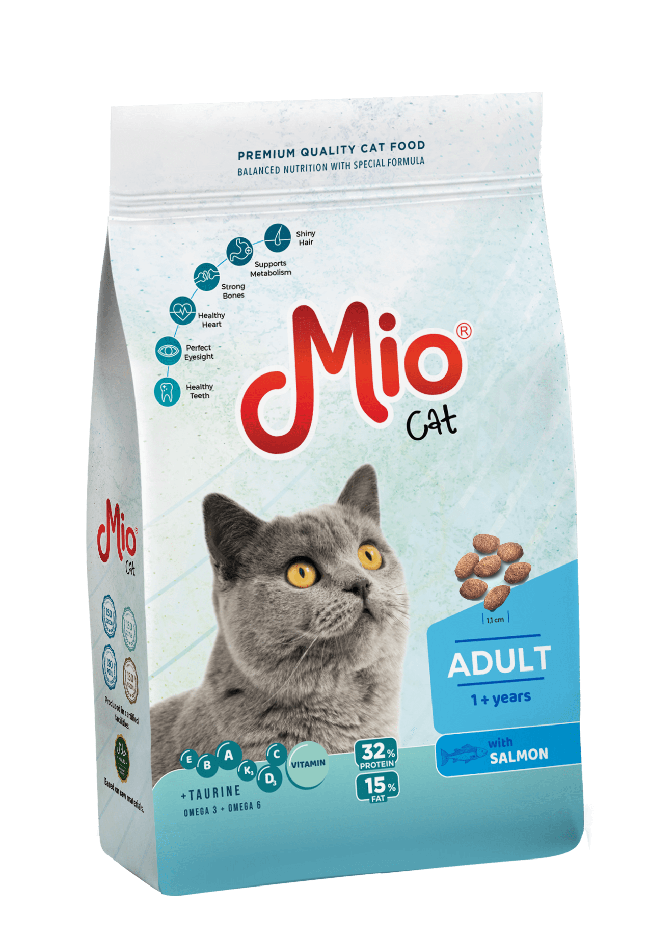 Mio Somon Balıklı Yetişkin Kedi Maması 1 Kg
