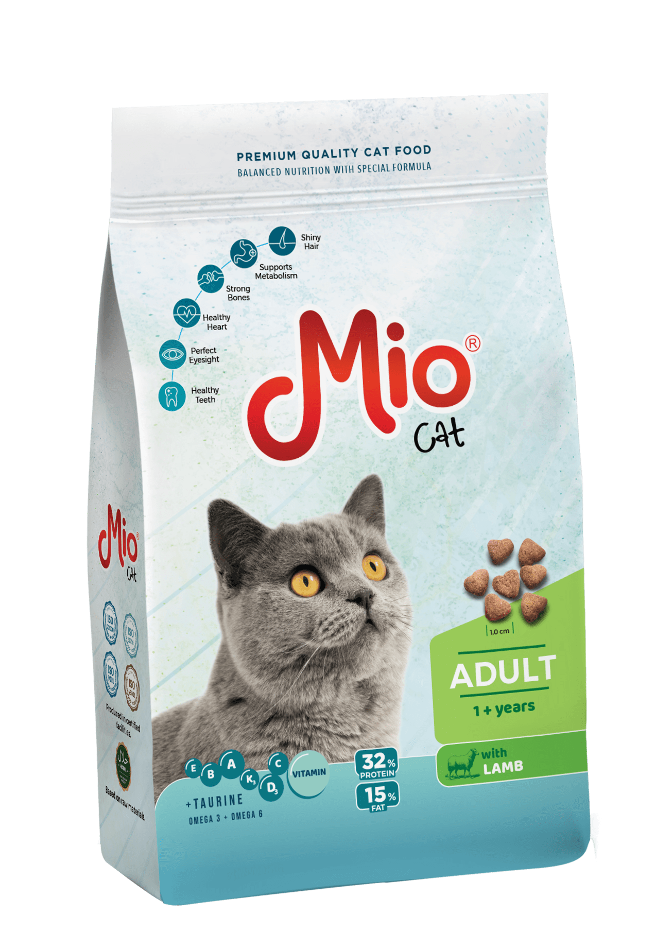 Mio Kuzu Etli Yetişkin Kedi Maması 1 Kg