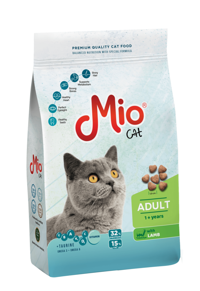 Mio Kuzu Etli Yetişkin Kedi Maması 1 Kg