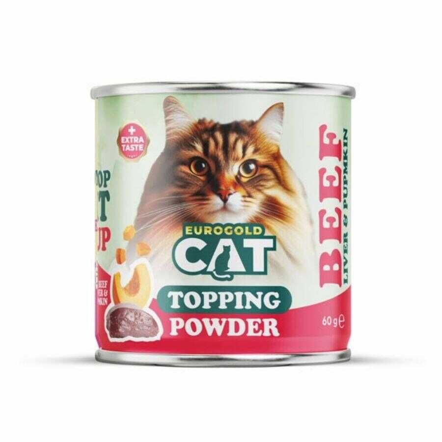 EuroGold Cat Topping Powder Dana Ciğerli Mama Tozu 60 Gr