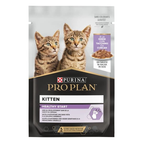 Pro Plan Pouch Sos İçinde Hindili Yavru Kedi Konservesi 85gr