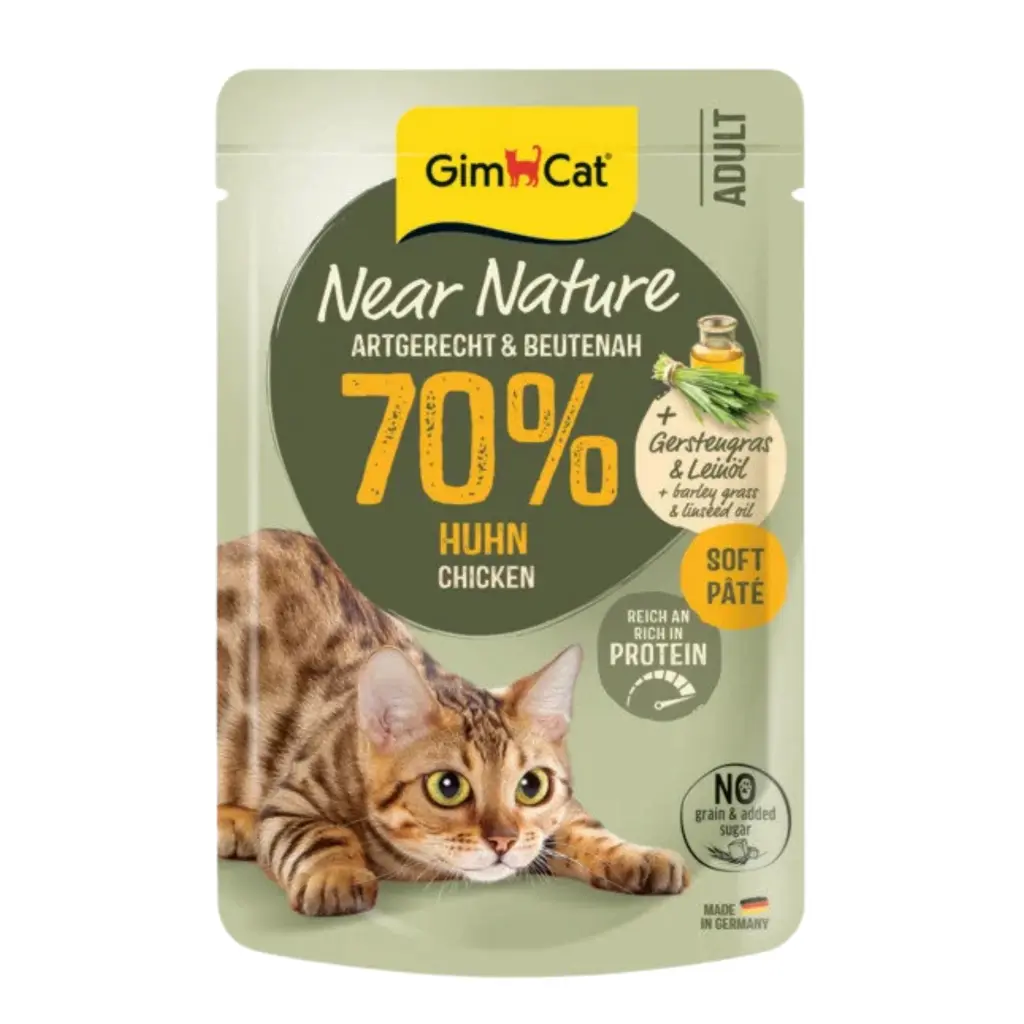 GimCat Near Nature Tavuklu Ezme Yetişkin Kedi Konservesi 85gr