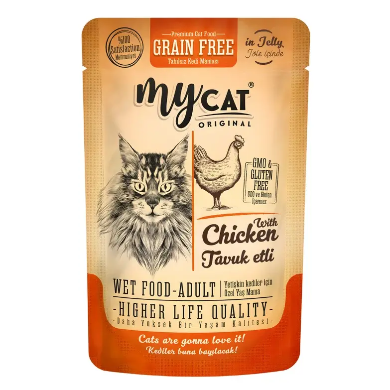 Mycat Tavuk Etli Pouch Yaş Mama 85gr