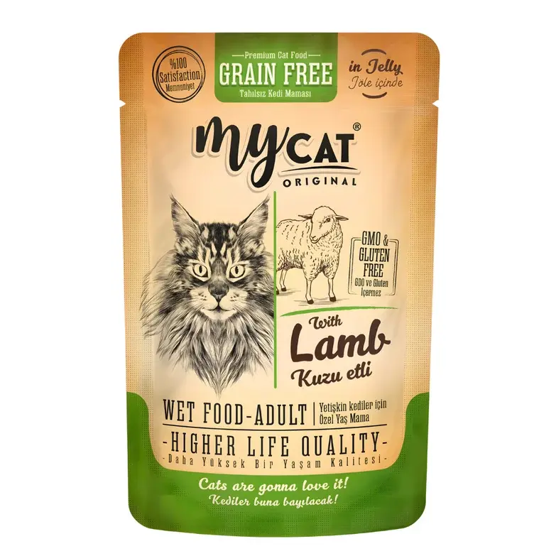 Mycat Kuzu Etli Pouch Yaş Mama 85gr
