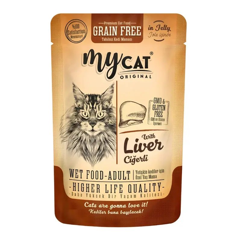 Mycat Ciğerli Pouch Yaş Mama 85gr