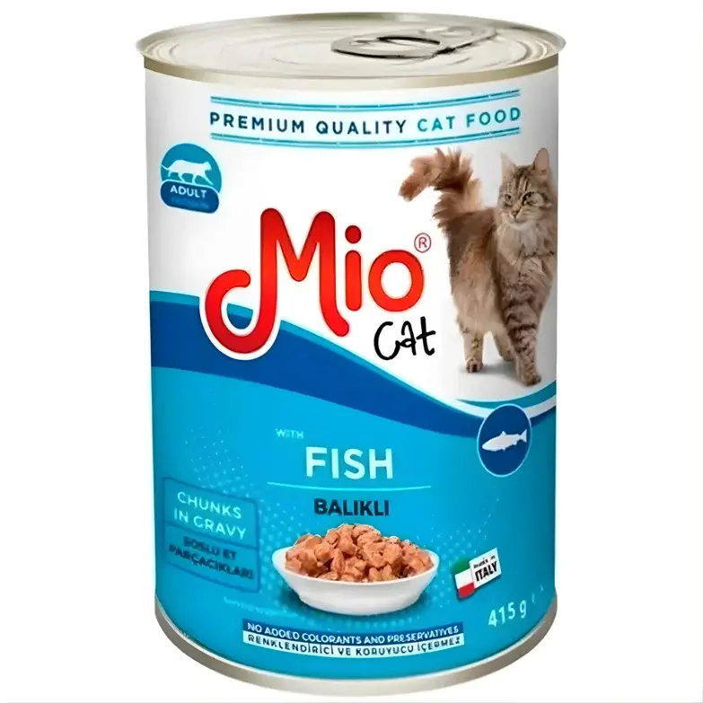 Mio Balıklı Yetişkin Kedi Konservesi 415 Gr