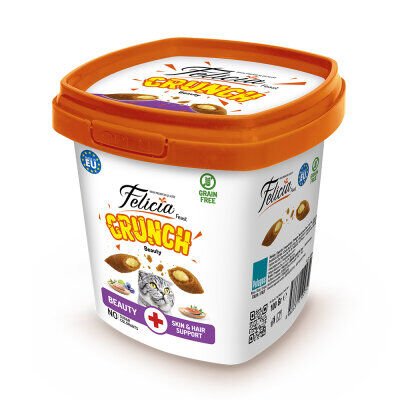 Felicia Beauty Crunch Tavuklu ve Somonlu Kedi Ödül Maması 100gr