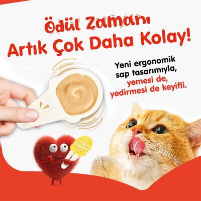 Wanpy Tavuklu Kaşık Krema Kedi Ödül Maması 10x16gr