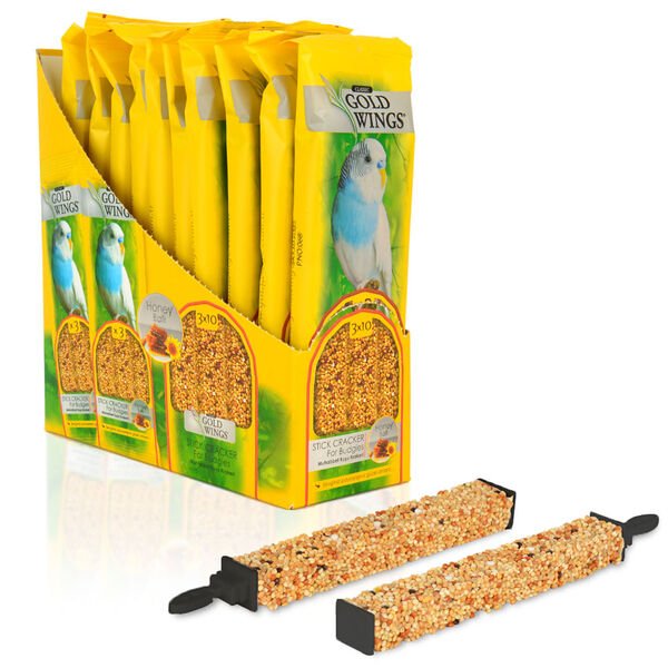 Gold Wings Classic Ballı Muhabbet Kuşu Krakeri (3'lü)