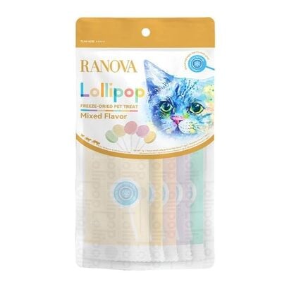 Ranova Kediler için Karışık Lezzetli Lolipop 5'li