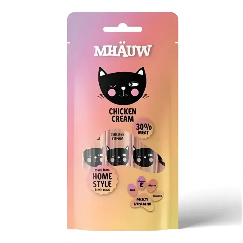 Mhauw Tavuklu Multi Vitaminli Kedi Ödül Maması 4x15 Gr