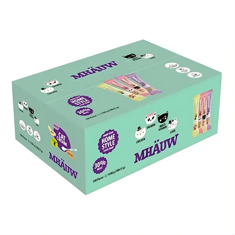 Mhauw Mixed All Kremalı Kedi Ödülü 15gr 100lü