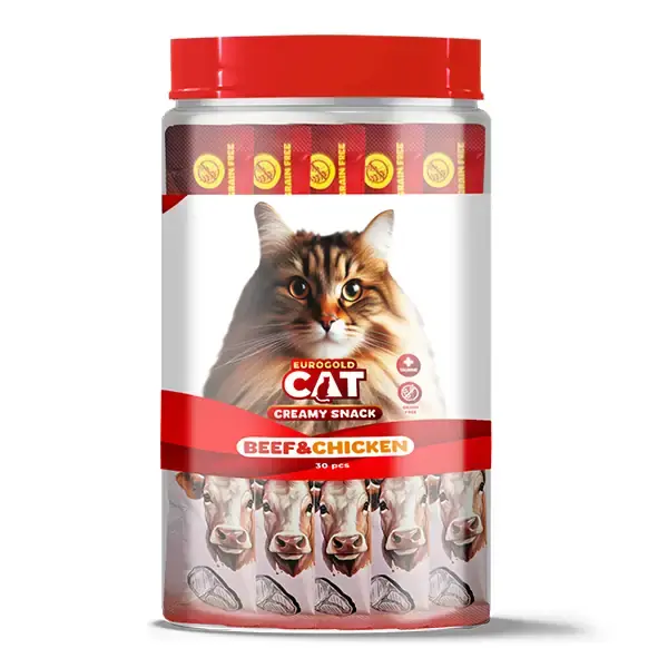 Eurogold Kedi Ödülü Dana Etli ve Tavuklu 30X15 Gr