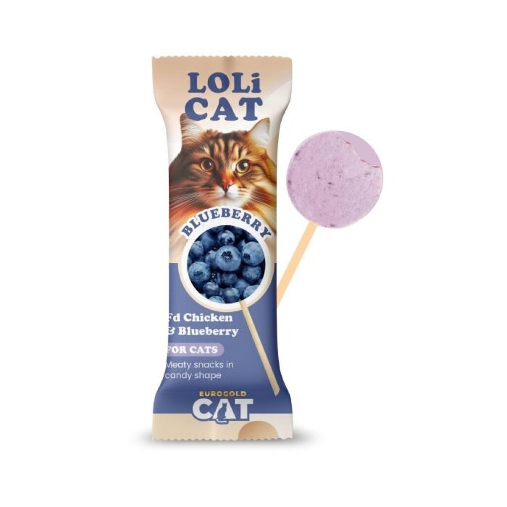 EuroCat EuroGold LoliCat Yaban Mersinli Kedi Ödül Maması 1,5gr (15'li)