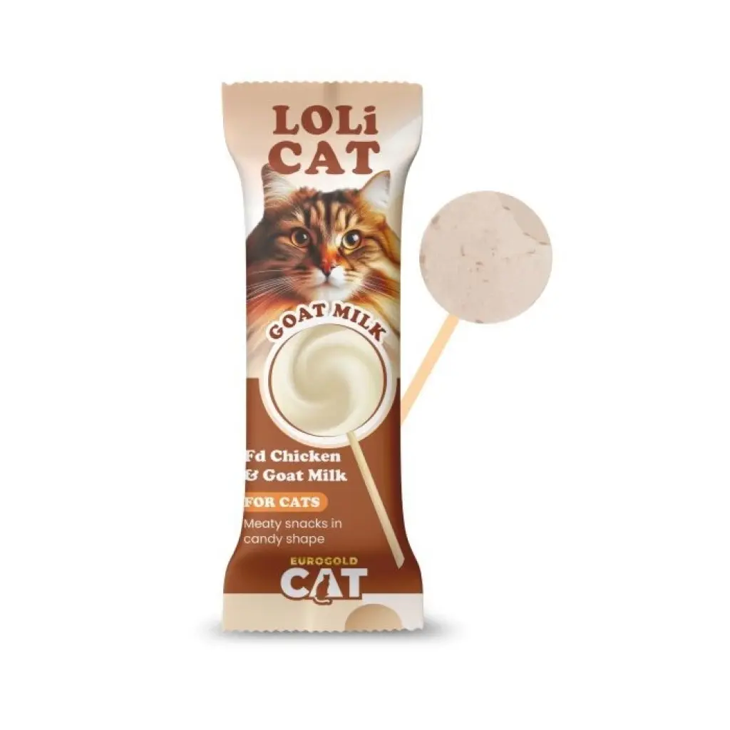 EuroCat EuroGold LoliCat Keçi Sütlü Kedi Ödül Maması 1,5gr (15'li)