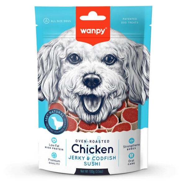 Wanpy Tavuklu&Morina Balıklı Köpek Ödülü 100 gr