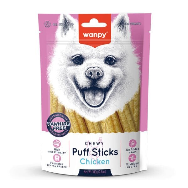 Wanpy Tahılsız Tavuklu Köpek Çiğneme Ödülü 100g