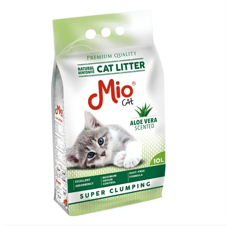 Mio İnce Aloe Vera Kokulu Bentonit Kedi Kumu 10 Lt