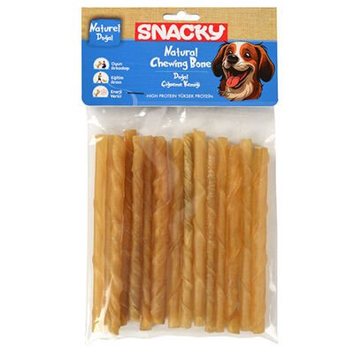 Snacky Natural Köpek Burgu 105 Gr (15'li Paket) - 13 Cm