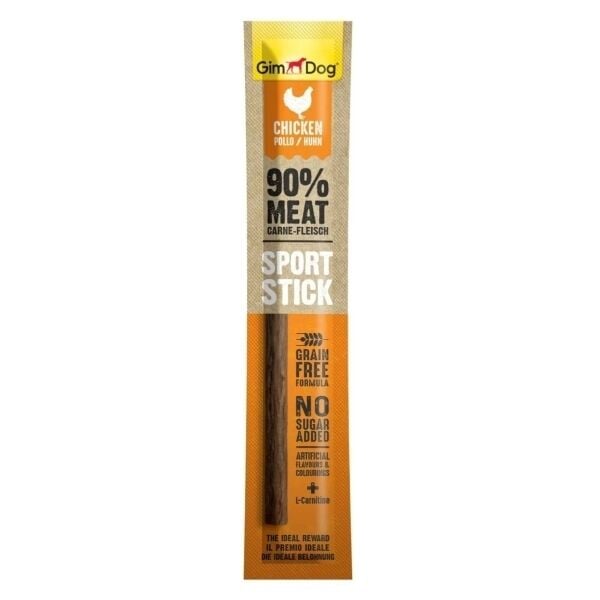GimDog Sport Stick Tavuk Etli Tahılsız Köpek Ödül Çubuğu 12gr