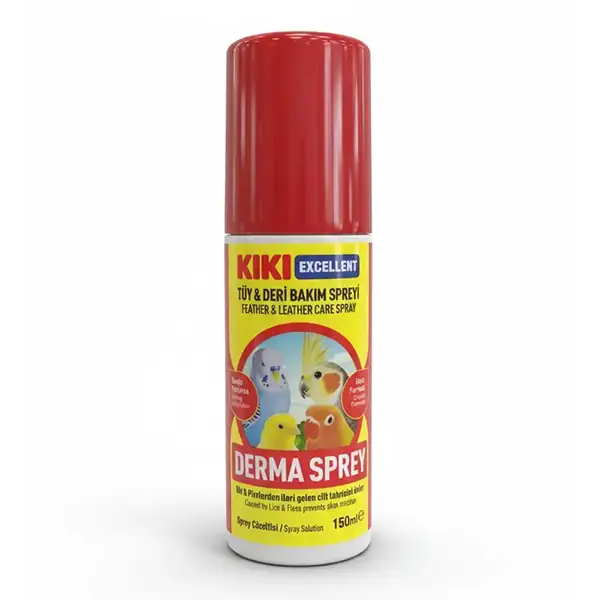 Kiki Exzcellent Derma Kuşlar İçin Tüy Bakım Spreyi 150ml