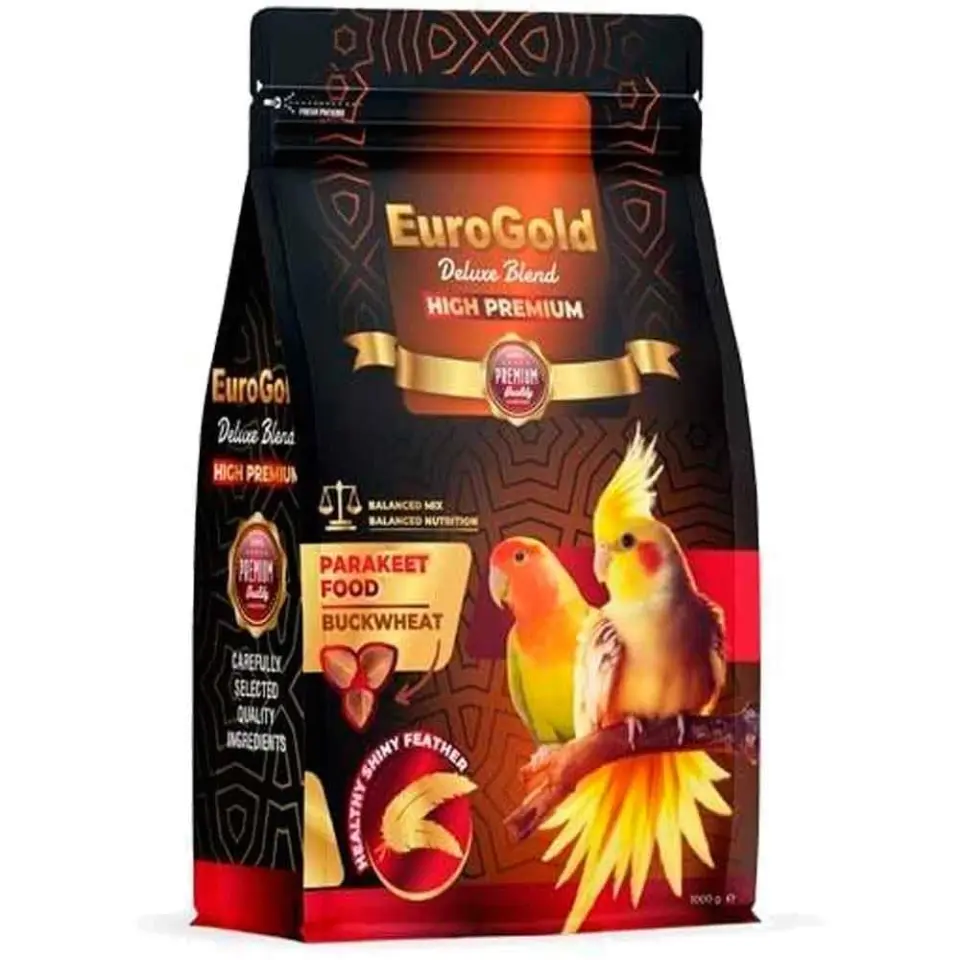 EuroGold Deluxe Blend Paraket Yemi Kara Buğday Katkılı 1 Kg