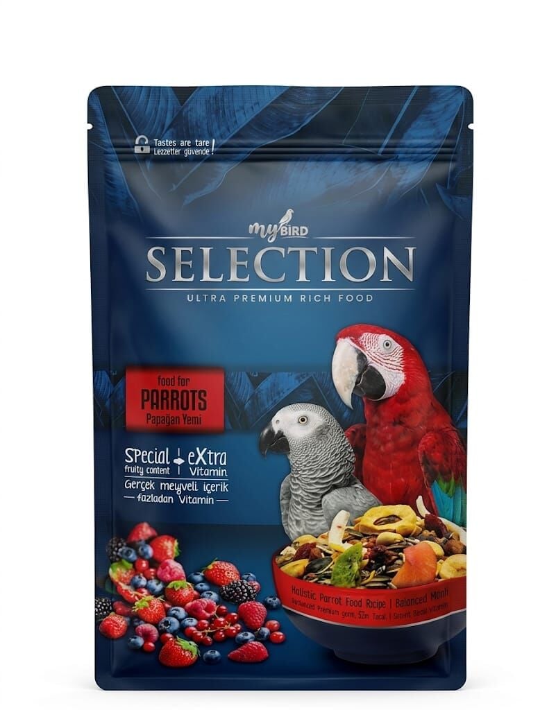 Myyem Selection Meyve Parçalı Papağan Yemi 750 Gr