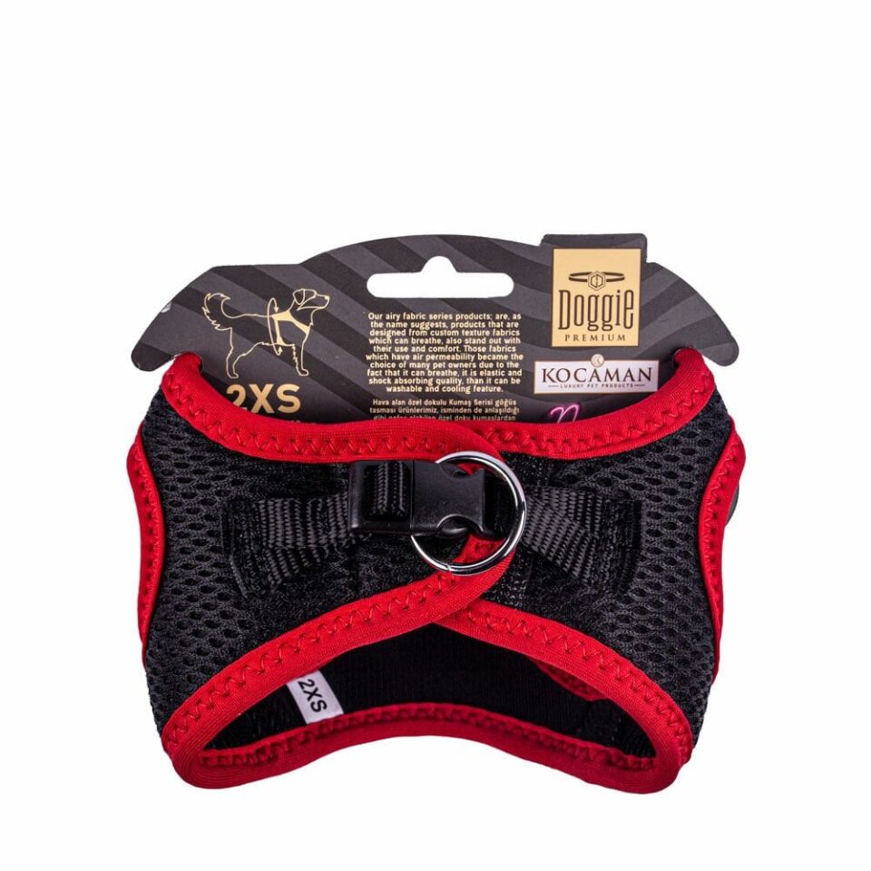Doggie Neon Küçük Irk Köpek Göğüs Tasması 2XS 26-30cm