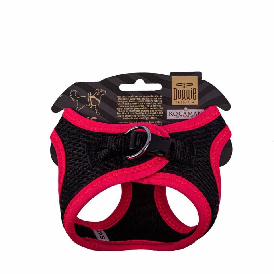 Doggie Neon Küçük Irk Köpek Göğüs Tasması 2XS 26-30cm