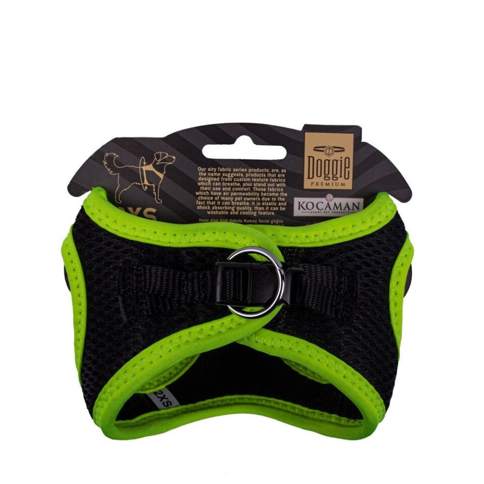 Doggie Neon Küçük Irk Köpek Göğüs Tasması 2XS 26-30cm