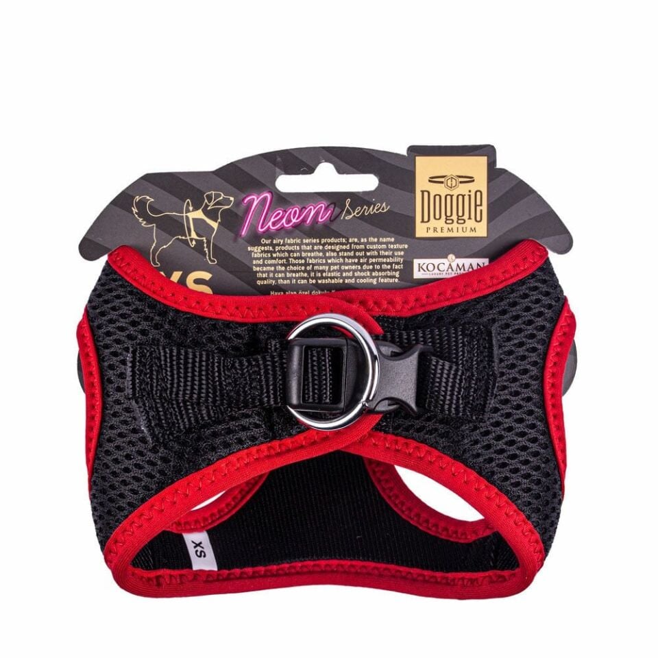 Doggie Neon Küçük Irk Köpek Göğüs Tasması XS 30-34cm
