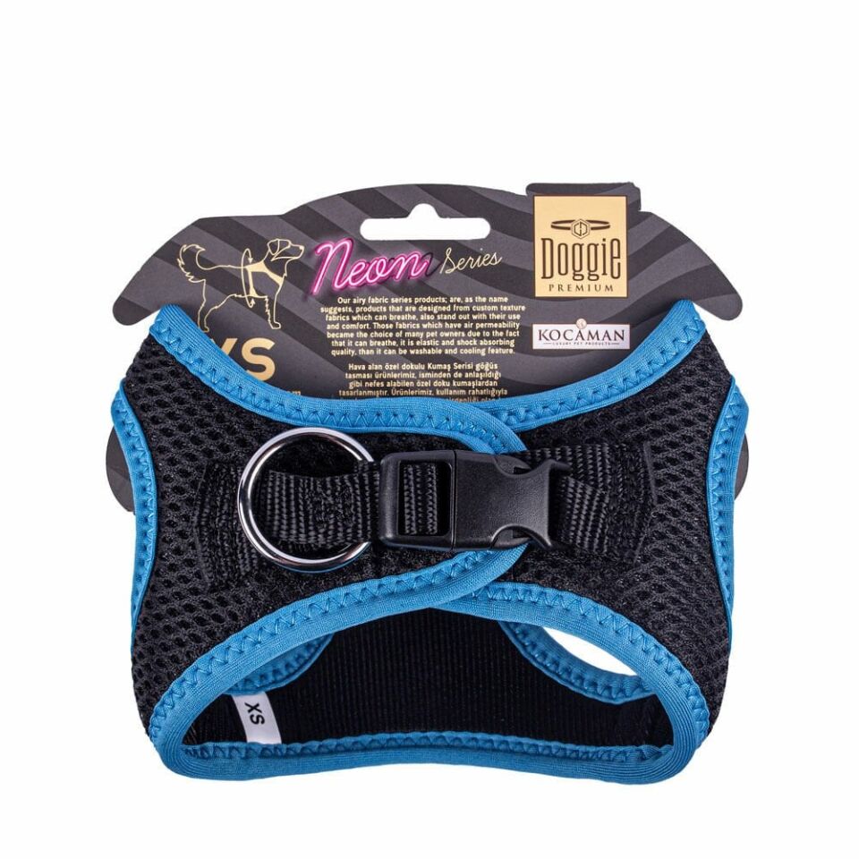 Doggie Neon Küçük Irk Köpek Göğüs Tasması XS 30-34cm