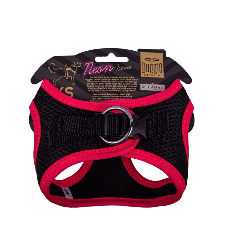 Doggie Neon Küçük Irk Köpek Göğüs Tasması XS 30-34cm