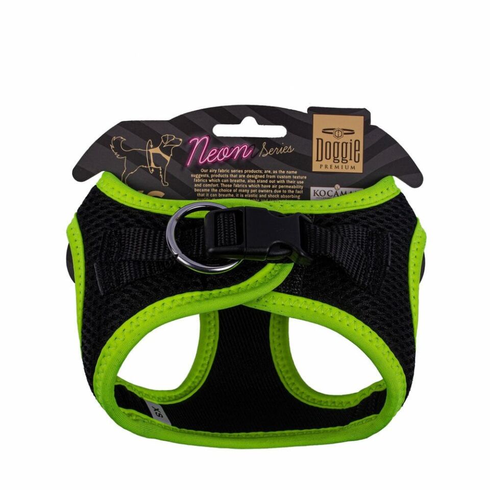 Doggie Neon Küçük Irk Köpek Göğüs Tasması XS 30-34cm